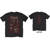 Band Monkey Slipknot Unisex TShirt Sketch Boxes (Back Print) S