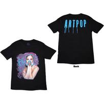 Lady Gaga Unisex Tshirt Artpop Goggles (Back Print) (Large) S