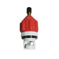 Surfboard Air Pump Adapter Inflatable Stand Up Paddle Board Rubber Boat Kayak Valve Tire Compressor Converter Surfing Nozzle oranžinė