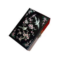 Artistics Wood Jewelry Box With Safety Lock Handcraft Storage Organizers for Home Decoration