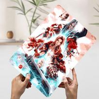 Final Fantasy VII Characters Tinplate Poster Customized Wall Art Vintage Metal Signs Retro Tin Plaque for Bedroom Decoration 20x30cm（7.8x11.8inch）