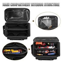 1-Pack Heavy-Duty Tool Storage Bag - Durable Oxford Fabric, Multi-Compartment with Two-Way Zipper Design, Large Capacity for Organized Storage juoda