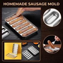 Stainless Sausage for Homemade Baby Food Baking Steaming - DIY Sausage and Ham Maker one size sidabras