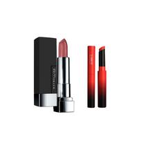 Maybelline Natural Color Thin tube lipstick Black Rubiks Cube makeup set - two-piece set Thin tube lipstick 1.7g229Black Rubiks Cube lipstick 3.9g503 juoda
