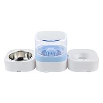 Pet and Food Dispenser with Bowl for Cats and Dogs One Size mėlyna