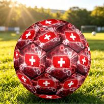 Šveicarija futbolas Spausdintas Dydis 5 Futbolo kamuolys Atsparus dilimui Standartinis Suaugusiųjų Treniruočių Futbolo Kamuolys Gerbėjo Dovana Vidaus Lauko Varžyboms Sportui Size 5