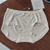 Skin-friendly and breathable Modal girls' briefs without side seams mid-waist hip-wrapped soft shorts One size fits all, approximately 40-60kg