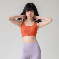 Women's High-Impact Front Zip Sports Bra M