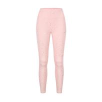LU Yoga Starry Sky Gold High-Waist Cropped Pants - Sun Protection, Quick Dry, Hip-Lifting, Tight Fit Fitness Wear M