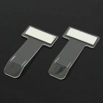 Parking Permit Holder Clip Memo Holder for Parking Permit Parking Permit Reminder Notes for Car Windscreen Self-Adhesive Transparent 7.5*4.0.2cm,2Pcs skaidri