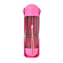 Portable Cat Dog Water Bottle Food Feeder Drinker Poop Dispenser 3 In 1 Leak Proof Multifunctional Travel Puppy Outdoor Drinking