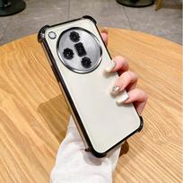 Dėklas Oppo Find X7 Ultra OPPO Find X7 dangtelis PHY120 PHZ110 telefono dėklas minkštas buferis smūgiams atsparus apsauginis dangtelis skaidrus galvanizuotas OPPO Find X7 Ultra