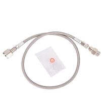 1m G1/2 Aukšto slėgio žarna CO2 į išorinį CGA320 balioną tiesioginis adapteris (sidabras)