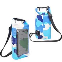 2L Vandeniui nelaidi sausa kuprinė plaukimui, baidarėms, žygiams, raftingui, banglenčių sportui, valtimi. Nešiojama, su lietimui jautriu ekranu, lauko laikymo kuprinė orange