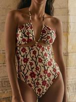 Ruffle Bikini Micro Thongs Swimsuit Women'S Triangle Swimwear Bandage Bathing Suits Velvet Biquini Brailian Swimsuit S