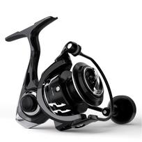 Ashconfish AK2500 Spinning Reel Ultra-Strong Metal Body 25+ lb Drag Anti-Reverse 8+1 Double-Shielded BB Saltwater Freshwater Fishing juoda