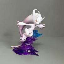 7,5-12cm Anime Pokemon figūrėlė Mega Mewtwo PVC veiksmo figūrėlės Kolekcinis modelis Žaislai Dovanos white