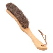 Clothes Brush Felt Cowboy Hat Cleaner with Wooden Handle Compact Portable Multipurpose Velvet Furniture Pet Hair Cleaning Brush Horse