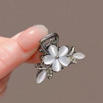 New Fashion Women'S Hair Clips Small Grab Clip Metal Ponytail Clips Sweet Cute Shining Flower Side Barrettes Headwear juoda