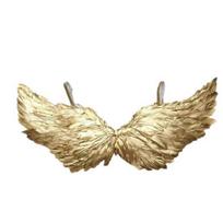 Auksiniai angelo sparnai suaugusiems ir vaikams karnavalui, maskaradui, plunksniniai sparnai, cosplay kostiumas Helovinui, Kalėdoms, vestuvių vakarėlio aksesuaras 60cm beige