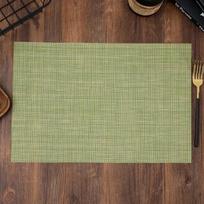 Place Mats Washable Easy To Clean Vinyl Dining Table Pads Durable PVC Weave Table Mats for Camp Party Hotel Home Decor 30X45CM