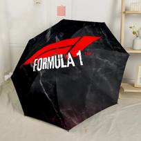 F1 Lenktynių logotipas Marmuro tekstūra Lauko automatinis skėtis Sulankstomas skėtis su 8 šonkauliais Lengvas moterims/vyrams Mados mėgėjams Stilinga dovana moterims