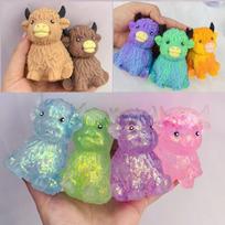 Minkšta maltulio cukraus karvytė Suspaudžiamas žaislas Kawaii karvytė Tampri Lėtai kylantis Fidget žaislas suaugusiems Streso nerimo mažinimo dovanos