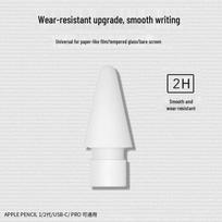Apple Pencil Compatible: Modified iPad Stylus Nib with 2B Light Damping and 2H for 2nd Gen