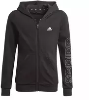 Adidas "Essentials" logotipo džemperis su užtrauktuku jaunimui GN4050