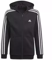 Adidas Essentials 3S Džemperis su gobtuvu ir užtrauktuku Jr GQ8900