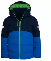 Trollkids Vaikams Gryllefjord Neperšlampama su gobtuvu žieminė striukė Mėlyna/Tamsiai mėlyna (365-100)
