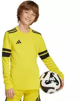 adidas Squadra 25 vaikiški marškinėliai ilgomis rankovėmis geltoni JJ0043
