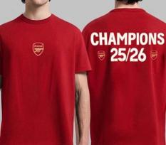 Arsenal 2026 Premier League Champions Logo Classic T-Shirt M brown