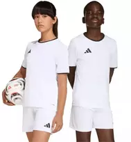adidas Entrada 26 vaikiški marškinėliai balti ir juodi JZ2532
