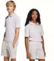 adidas Entrada 26 Polo šviesiai pilki vaikiški marškinėliai JZ6628