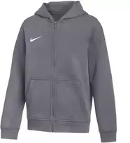 Nike Park 26 flisinis džemperis su pilnu užtrauktuku ir gobtuvu vaikams, pilkas IB1232 071