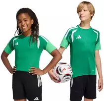 adidas Tiro 26 Varžybinių treniruočių marškinėliai vaikams Žali KA7606