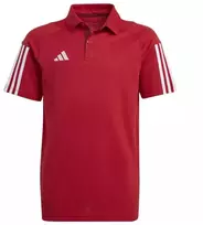 adidas Tiro 23 Competition Cotton Polo marškinėliai vaikams raudoni HI4715