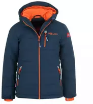 Trollkids Vaikams Hemsedal Sniega Striukė XT mistinė mėlyna/oranžinė, atspari trinčiai mėlyna (513-142)