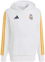 „adidas Real Madrid“ vaikiškas džemperis su gobtuvu, baltas, KG2953