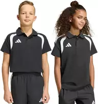 adidas Tiro 26 League polo marškinėliai vaikams, juodi, KF3407
