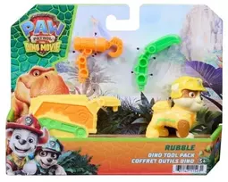 Spin Master Paw Patrol ir dinozaurai Figūrėlė Rubble su gelbėjimo priekaba ir priedais Dino Film