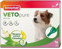 Beaphar VETOPURE SPOT ON S-M DOG 3X