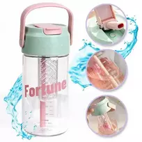 Eu Sandelis Fortune BD35 800 ml vandens buteliukas su krepšeliu ir šiaudeliu