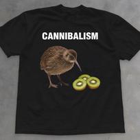 Cannibalism Shirt - Kiwi Bird Meme T-Shirt - Gen Z Tee S
