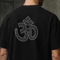 Mandala Om Symbol T-Shirt: Spiritual Yoga Graphic Tee S
