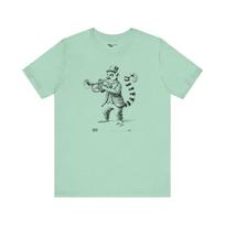 Lemur Trumpet Shirt: Vintage Style Engraving, Unisex Tee L