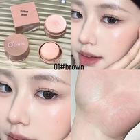 Oqianya Dewy Highlighter Stick - Natural Brightening Shimmer Contour & Blush for Women.