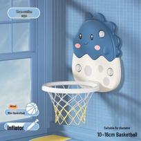 Kids' Elevating Dinosaur Suction Cup Basketball Hoop