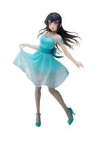 Taito Rascal Does Not Dream of Bunny Girl Senpai Coreful Mai Sakurajima Clear Dress Figure ver.
